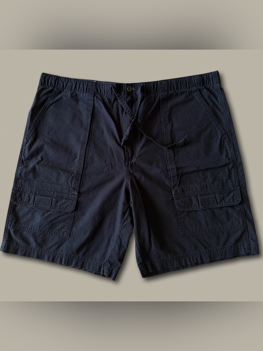 Vintage OP Ocean Pacific Cargo Shorts Large Navy Blue 90s